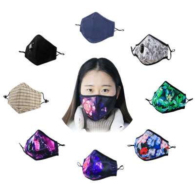 Colorful Reusable Clean Charcoal Filter Purifying Protective Facial Air Mask